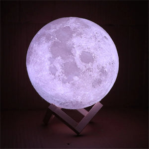 8cm DIY Planet Lamp - Moon Galaxy Night Light Art Painting with Stand Rating 4.8⭐⭐⭐⭐⭐