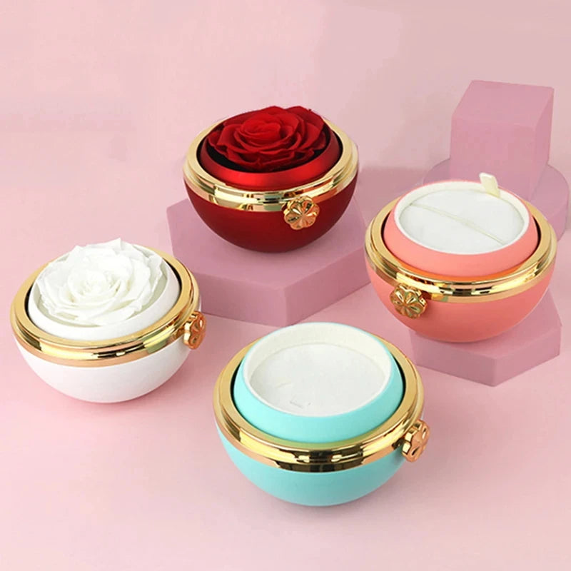 Rose Round Jewelry Gift Box 4.7⭐⭐⭐⭐⭐