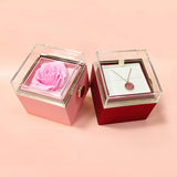 Eternal Rose Flower Jewelry Box Ring Earrings Necklace Storage Boxes 4.7⭐⭐⭐⭐⭐