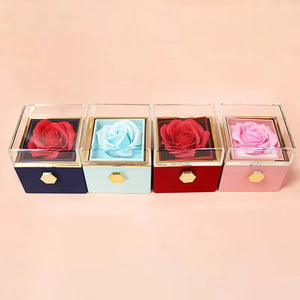 Eternal Rose Flower Jewelry Box Ring Earrings Necklace Storage Boxes 4.7⭐⭐⭐⭐⭐