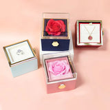 Eternal Rose Flower Jewelry Box Ring Earrings Necklace Storage Boxes 4.7⭐⭐⭐⭐⭐